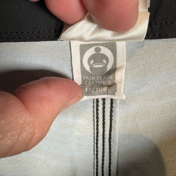 Outerknown Board Shorts Men Size 28 Swim Trunks Pocket Stretch Stripe Beach Surf - Picture 12 of 12